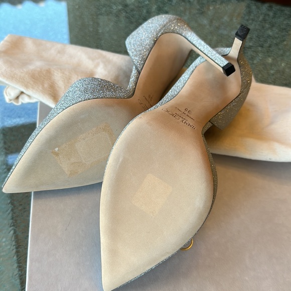 NIB Jimmy Choo Silver Sophia 100 Size 38. New and Ready to Party!! - Picture 7 of 9
